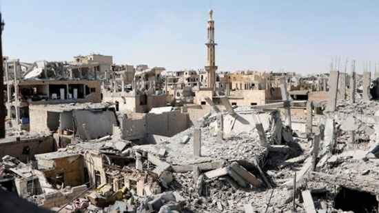 الغارات الجوية دمرت مدينة الرقة