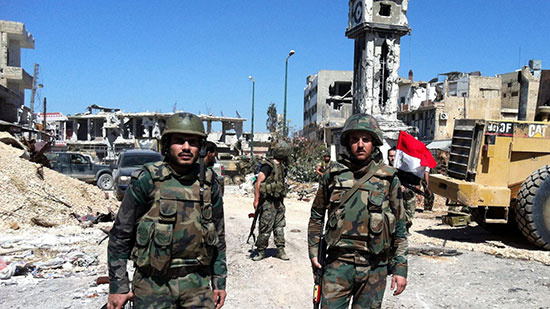الجيش السوري يفجر بقايا ذخائر داعش بريف دمشق بعد تحريره