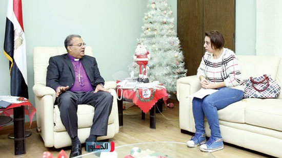 القس اندريه زكي رئيس الطائفة الإنجيلية في مصر