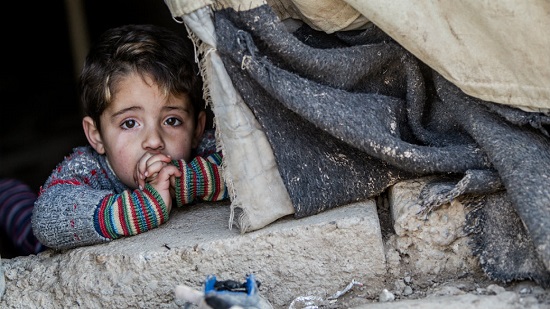  البرد يفترس 15 طفلا في سوريا 
