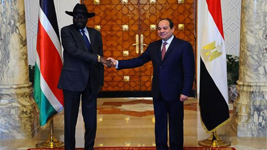 السيسي ورئيس جنوب السودان