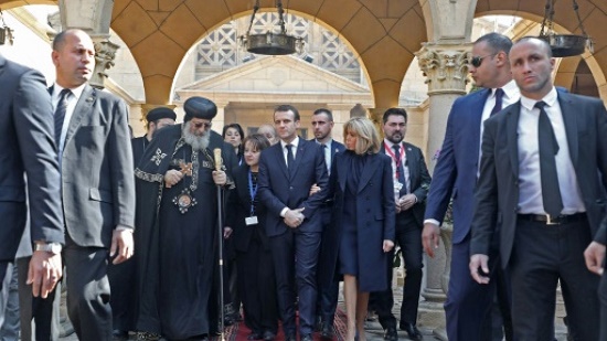 زيارة الرئيس الفرنسي ماكرون للكنيسة المصرية