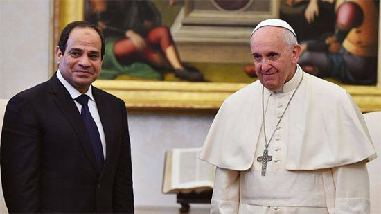 البابا فرنسيس في برقية للرئيس السيسي: أصلي لك ولكل شعب مصر