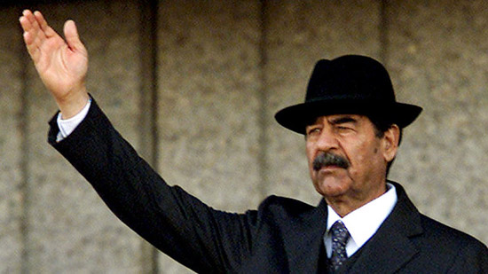 الرئيس العراقي صدام حسين