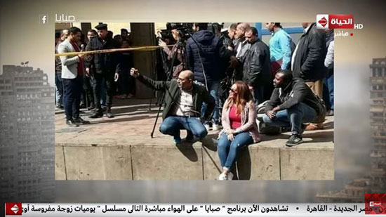  شاهد.. ريهام سعيد تكشف حقيقة صورتها السيلفي في حادث محطة مصر