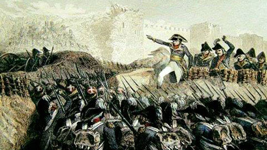 جيش نابليون بونابرت يحاصر مدينة عكا