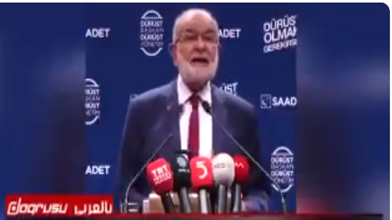 بالفيديو.. رئيس حزب تركي يكشف تهديدات وزير الداخلية للمعارضة