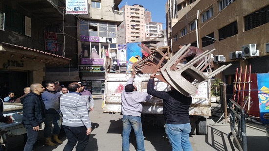 شرطة مرافق المنتزه تواصل إزالة الإشغالات شرق الإسكندرية

