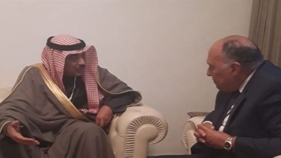 وزير الخارجية يلتقي ‫نائب رئيس مجلس الوزراء ووزير الخارجية الكويتي
