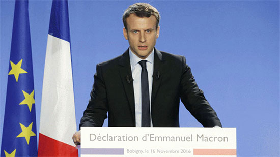 الرئيس الفرنسي، إيمانويل ماكرون