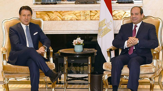 السيسي يؤكد دعمه الكامل للتعاون المشترك بين مصر وإيطاليا في قضية 