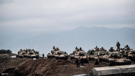 دبابات تركية على الحدود مع سوريا - أرشيفية