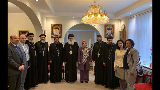 سفيرة الإمارات تزور مطرانية الأقباط الأرثوذكس بأمستردام