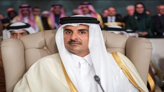  أمير قطر يعزي أسرة مرسي في وفاته
