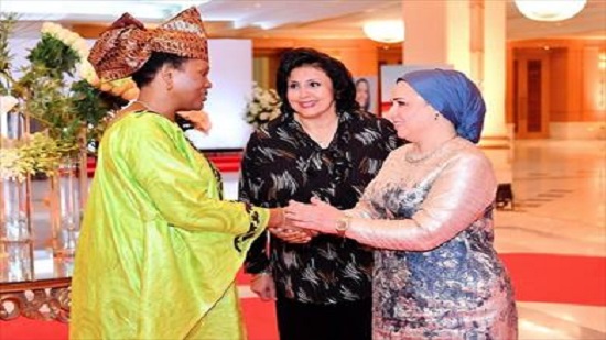 انتصار السيسي: سعدت بمصاحبة سيدة بوروندي الأولى خلال زيارتها لمصر

