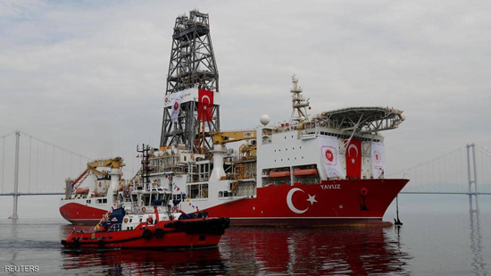 تركيا تنقب في مياه قبرص بصورة مخالفة للقانون الدولي