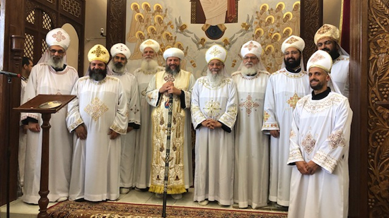 الانبا يوسف يترأس القداس الإلهى لعيد الانبا بيشوى بحضور كهنة ناشفيل الامريكية