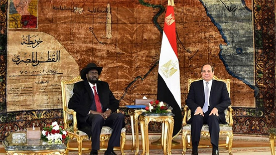 المخابرات المصرية تسلم رئيس جنوب السودان رسالة من السيسي
