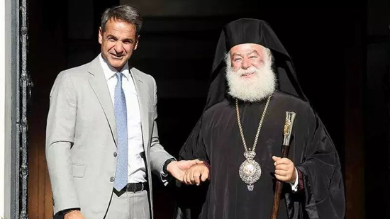  رئيس وزارء اليونان يستقبل البابا ثيودروس