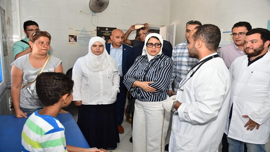  وزيرة الصحة تتفقد المراكز الطبية بالعلمين والإسكندرية ومطروح
