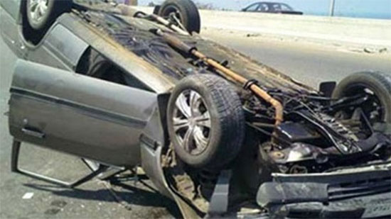 إصابة 4 أشخاص إثر تصادم سيارتين بكفر الشيخ
