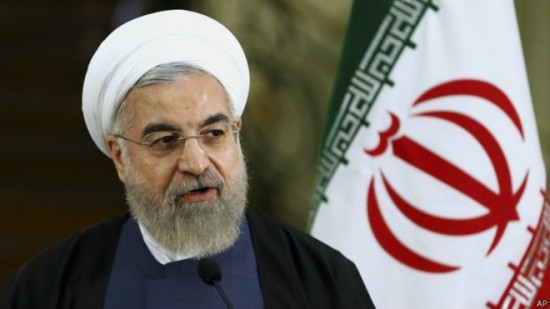 روحاني: أزمة إيران مع أمريكا استراتيجية والرد على القوة بالقوة