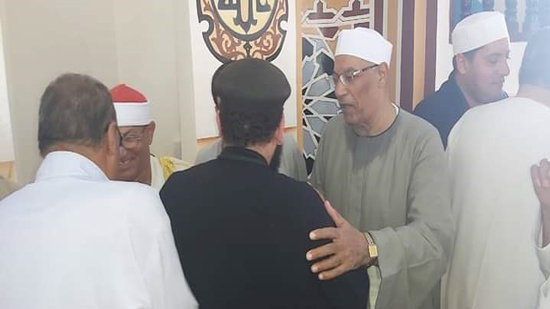  كاهن قبطي يشارك في افتتاح مسجد بالشرقية