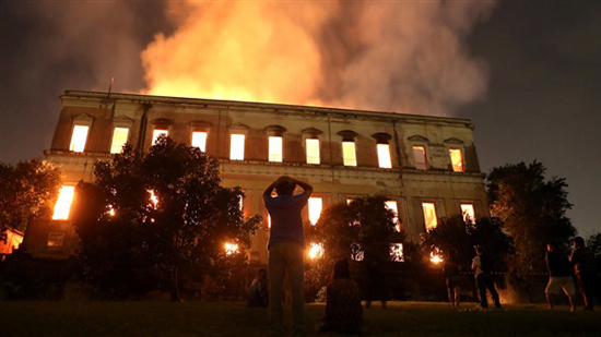 حريق متحف البرازيل الوطني