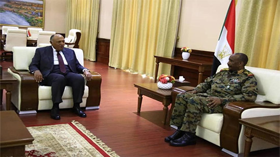 وزير الخارجية  يلتقي رئيس المجلس السيادي السوداني