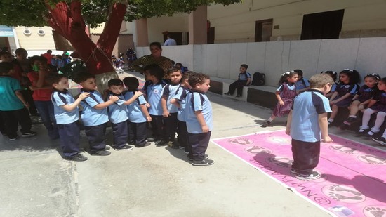 مدرسة الراهبات ببني سويف تتزين لاستقبال العام الدراسي