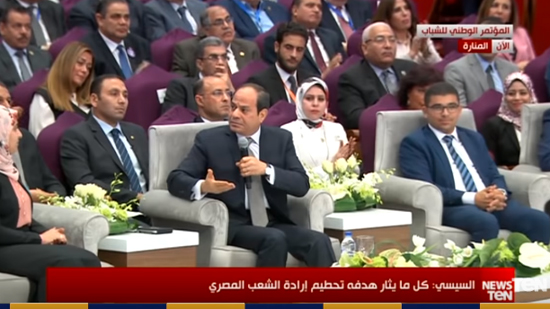  الرئيس: أنا بعمل قصور رئاسية وبعمل دولة جديدة باسم مصر 