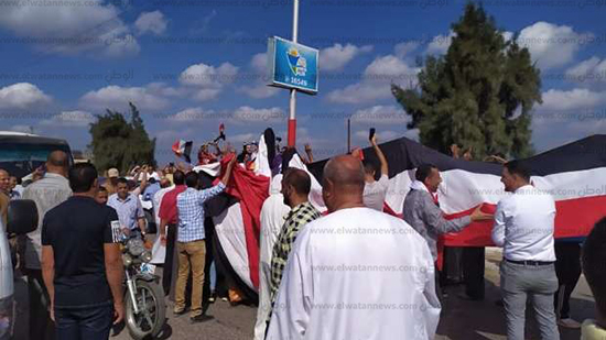 الآلاف من أهالي كفر الشيخ يتجهون للقاهرة للمشاركة بتظاهرات دعم الدولة