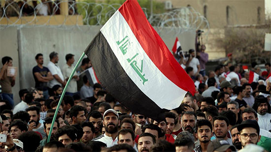 المتظاهرين  في العراق