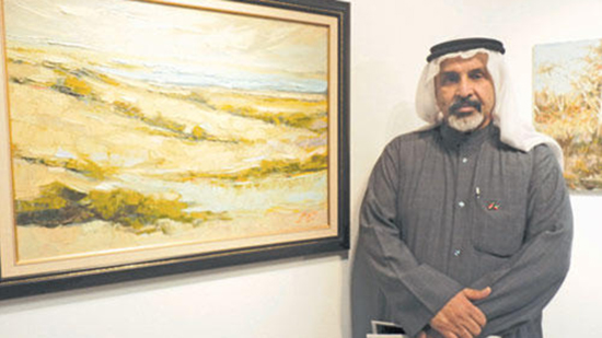 الفنان التشكيلى الكويتى عبدالعزيز التميمى
