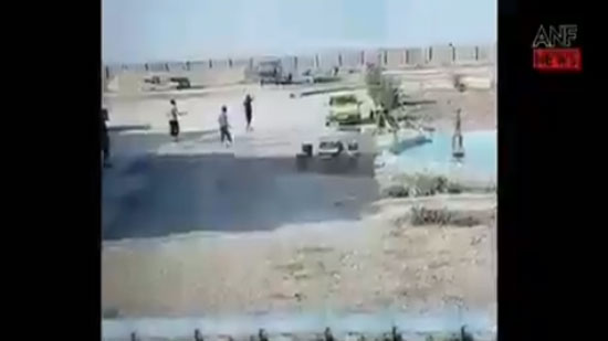 بالفيديو.. لحظة هروب العناصر الداعشية من السجون الكردية بعد الهجوم التركي