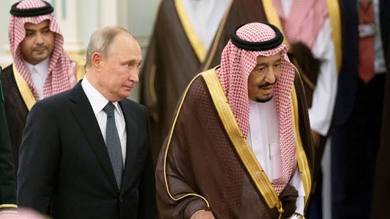  الملك سلمان بن عبد العزيزو والرئيس الروسي فلاديمير بوتين