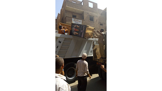  إزالة  529 حالة إشغال متنوعة في حملة مكبرة بمدينة  الواسطى
