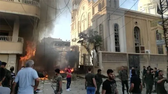 تركيا تفجر كنيسة شمال سوريا بقصف جوي