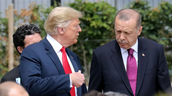  أردوغان يبلغ ترامب: سنواصل العملية العسكرية في سوريا
