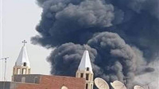 فيديو جديد يكشف حجم الحريق الهائل بكنيسة مارجرجس بالمنصورة وكيف تمكنت الحماية المدنية من السيطرة عليه