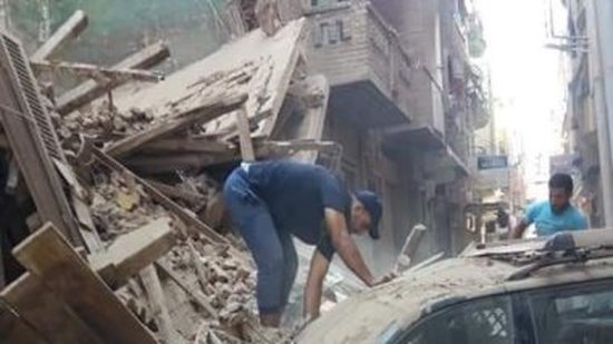 انهيار 3 منازل بالطوب اللبن فى المنوفية بسبب الأمطار دون ضحايا