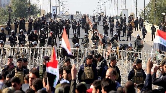 الداخلية العراقية تعلن استنفارا شاملا لعناصرها تحسبا لأي طارىء جراء تجدد الاحتجاجات
