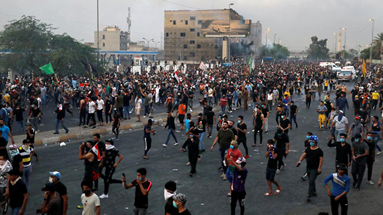 مقتل عراقي خلال تظاهرات اليوم المنددة بالتدخل الإيراني 