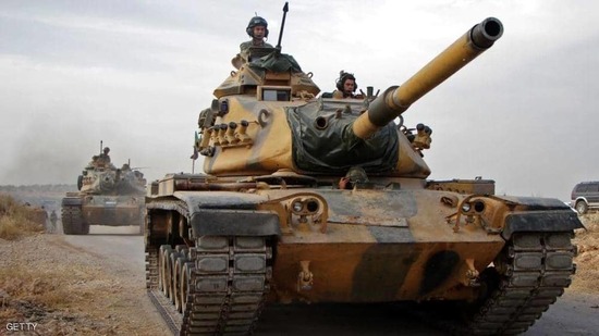 دبابات تركية شاركت في عملية غزو شمالي سوريا قبل أيام