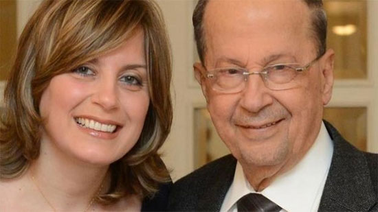 كلودين روكز و ابنة الرئيس اللبناني