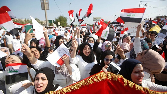 تواصل التظاهرات في العراق  