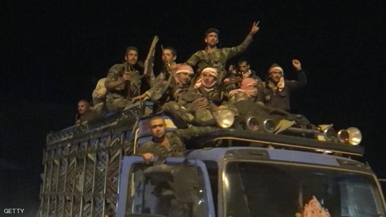 جنود سوريون في عين العرب (كوباني)