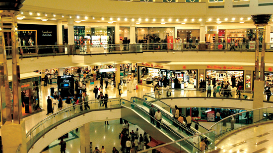 مراكز التسوق في دبي