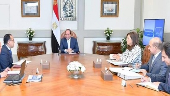 اجتماع الرئيس عبدالفتاح السيسي مع رئيس الوزراء اليوم