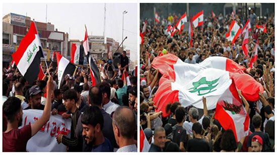 لاستمرار الطائفية وهيمنة رجال الدين .. إيران تقمع متظاهري لبنان والعراق 